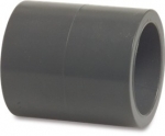 Muffe PVC-U 50 mm Klebemuffe 16bar Grau